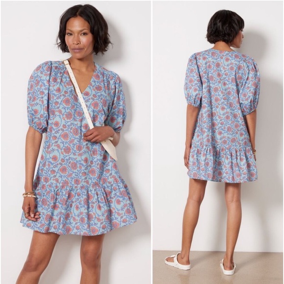 SUNDRY For Evereve All Day Dress Floral Print Size M - Picture 6 of 10